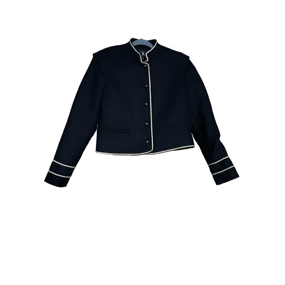 Zara Military style jacket with gold detailing